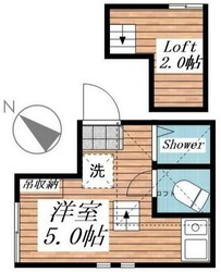 東中野駅 徒歩10分 2階の物件間取画像